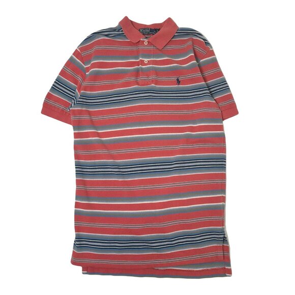 Polo Ralph Lauren Striped Polo Shirt M - Picture 1 of 4